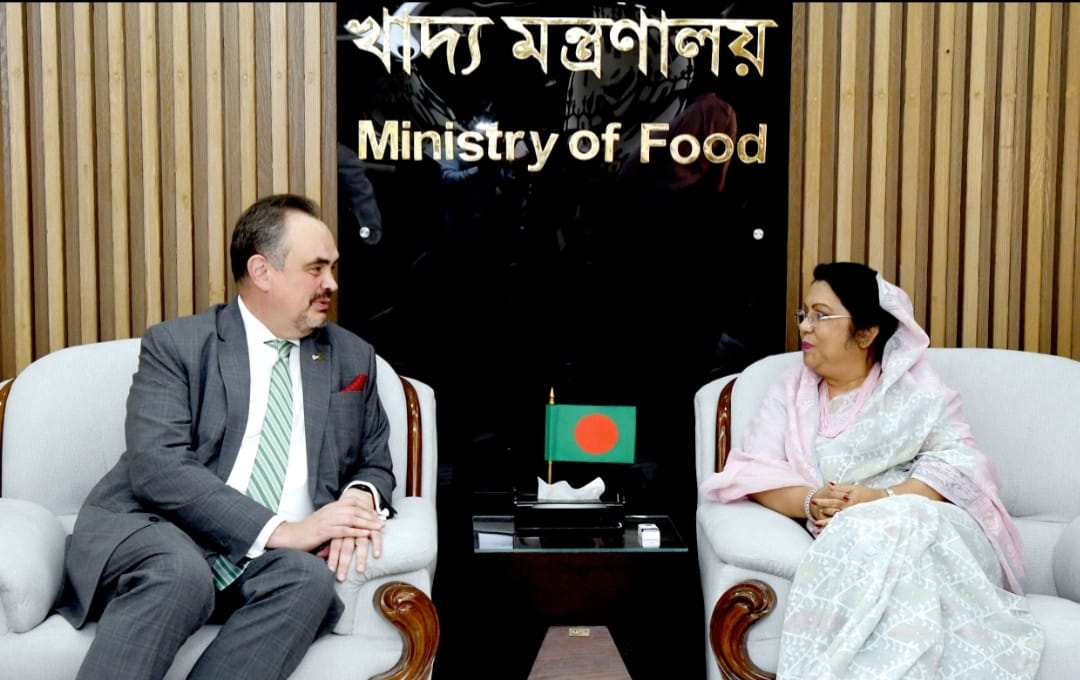 নিরাপদ খাদ্য নিশ্চিতে যুক্তরাষ্ট্রের কারিগরি সহায়তা চাইলেন খাদ্যমন্ত্রী