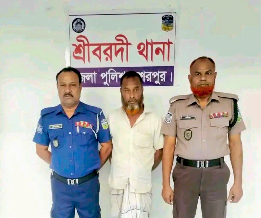 শেরপুরে ১০ পুরিয়া হেরোইনসহ ইউপি সদস্য গ্রেপ্তার