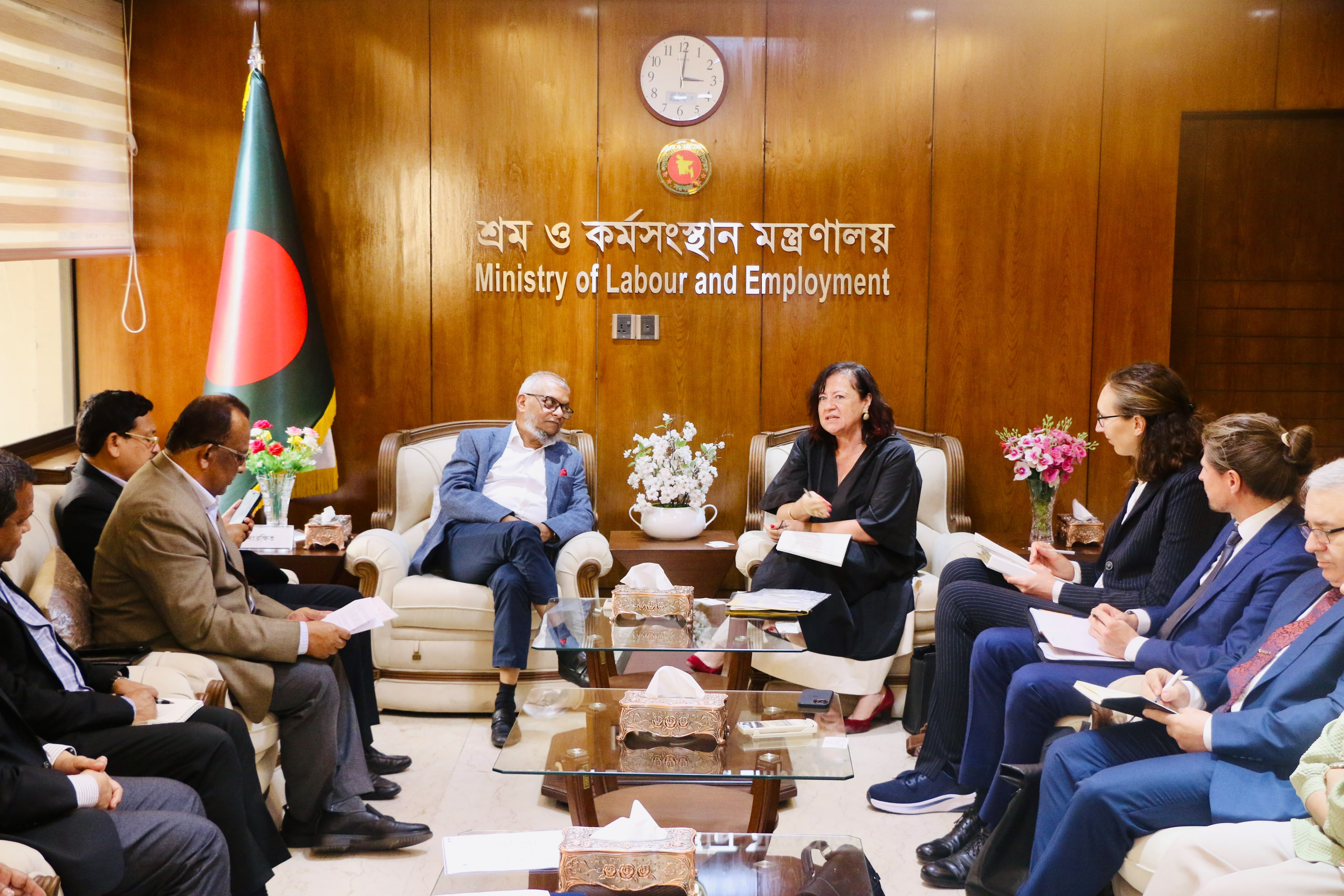 শ্রমিকের অধিকার ও কর্মপরিবেশ নিয়ে বাংলাদেশ-জার্মানি আলোচনা